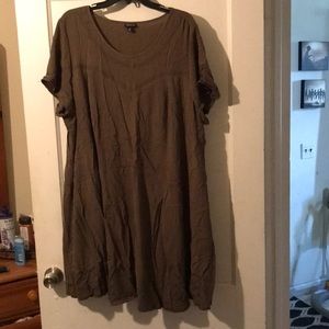 NWOT Torrid Olive Green Dress